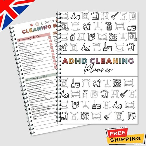 Adhd cleaning planner bundle - adhd,