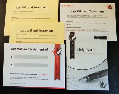 Last will and testament - will, kit